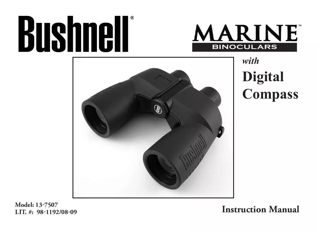 Mode d'emploi BUSHNELL MARINE BINOCULARS 137507