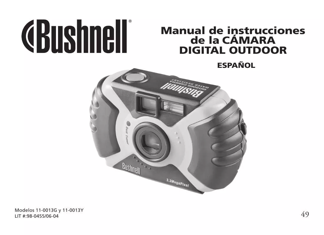 Mode d'emploi BUSHNELL OUTDOOR CAMERA 11-0013 SPANISH