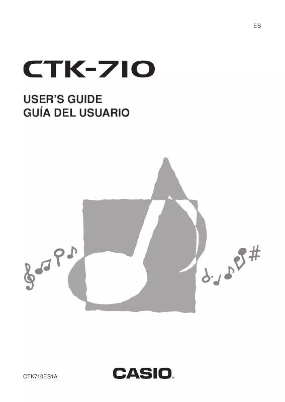 Mode d'emploi CASIO CTK-710