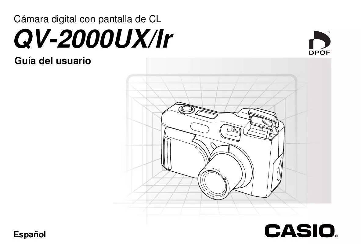 Mode d'emploi CASIO QV-2000UX