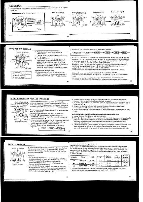 Mode d'emploi CASIO QW-946