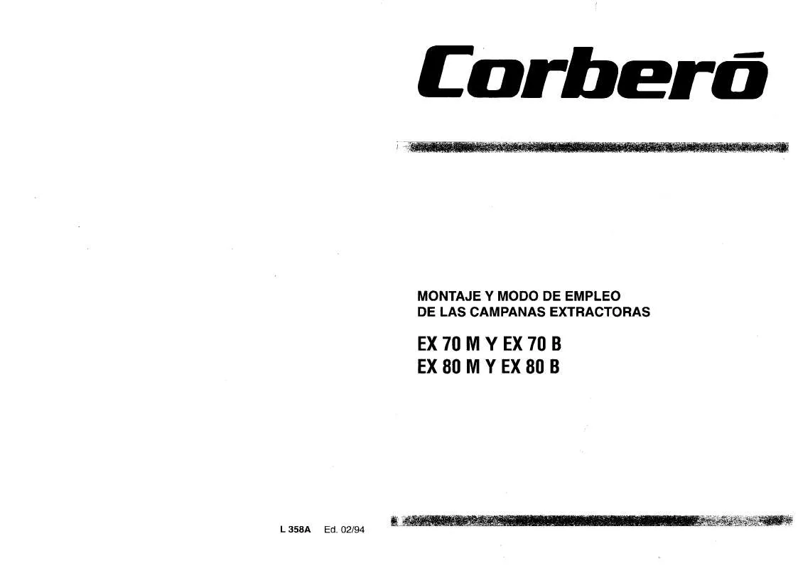 Mode d'emploi CORBERO EX70B