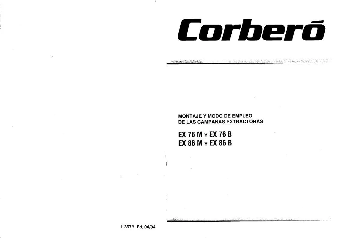 Mode d'emploi CORBERO EX76B