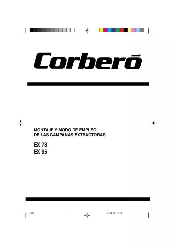 Mode d'emploi CORBERO EX78