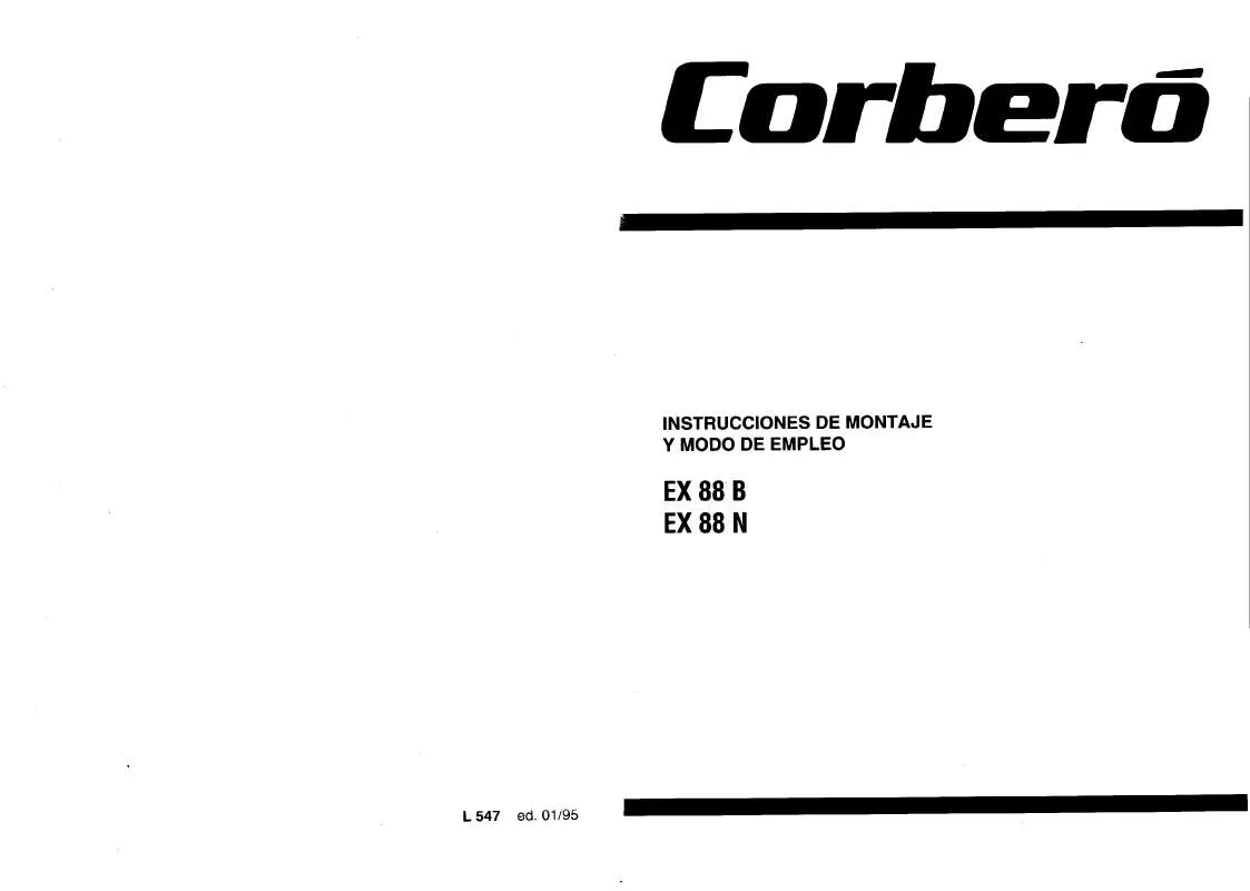 Mode d'emploi CORBERO EX88B