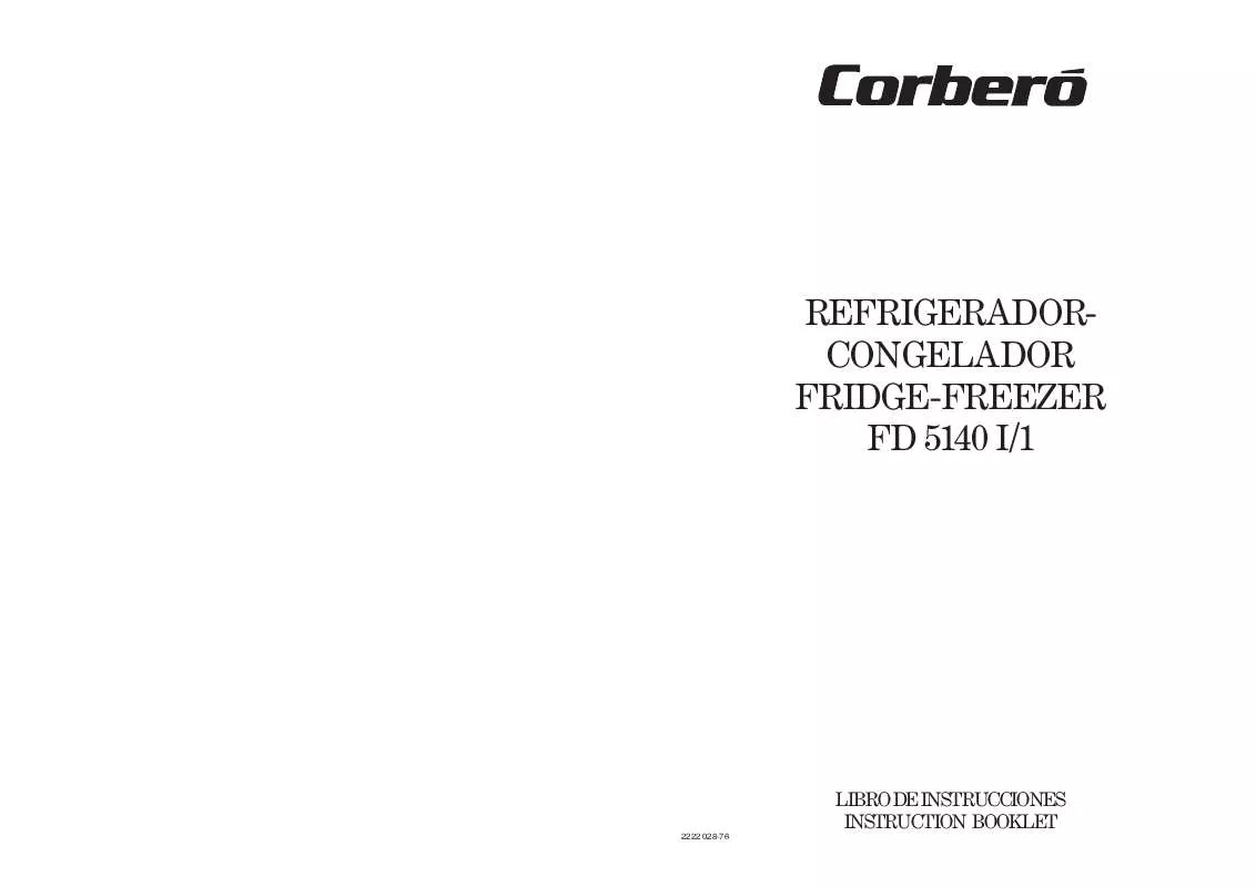 Mode d'emploi CORBERO FD5140I/1