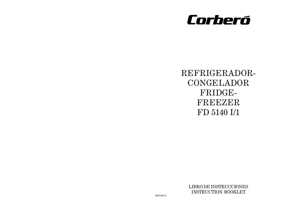 Mode d'emploi CORBERO FD5140I-1