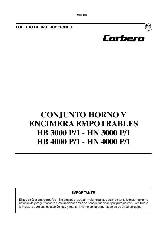 Mode d'emploi CORBERO HB3000P/1