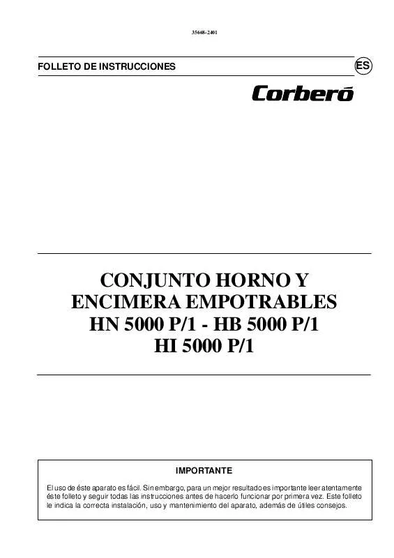 Mode d'emploi CORBERO HB5000P/1