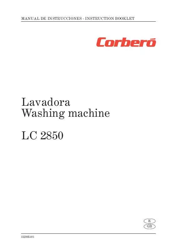 Mode d'emploi CORBERO LC2850