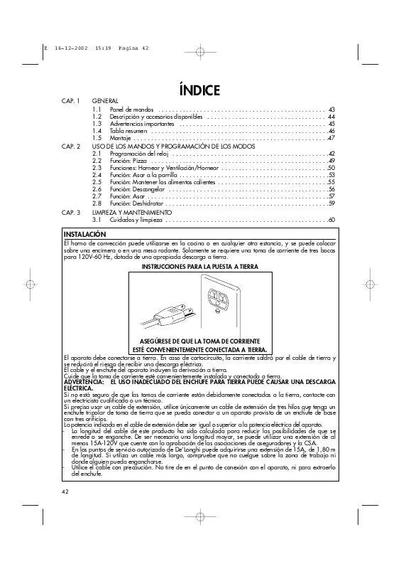 Mode d'emploi DELONGHI AD 1079 B