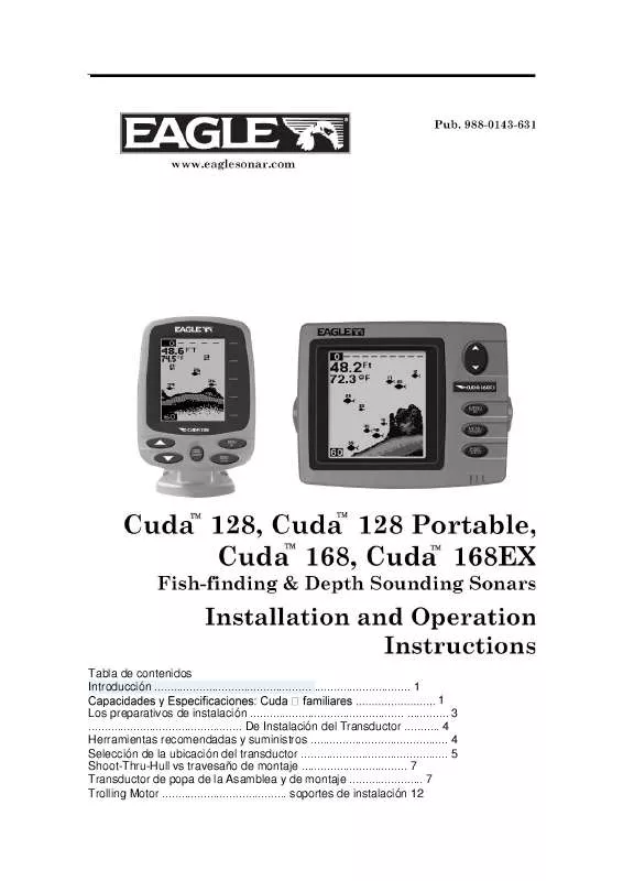 Mode d'emploi EAGLE CUDA 128 PORTABLE