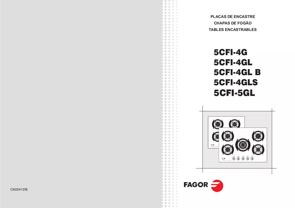 Mode d'emploi FAGOR 5CFI-4G