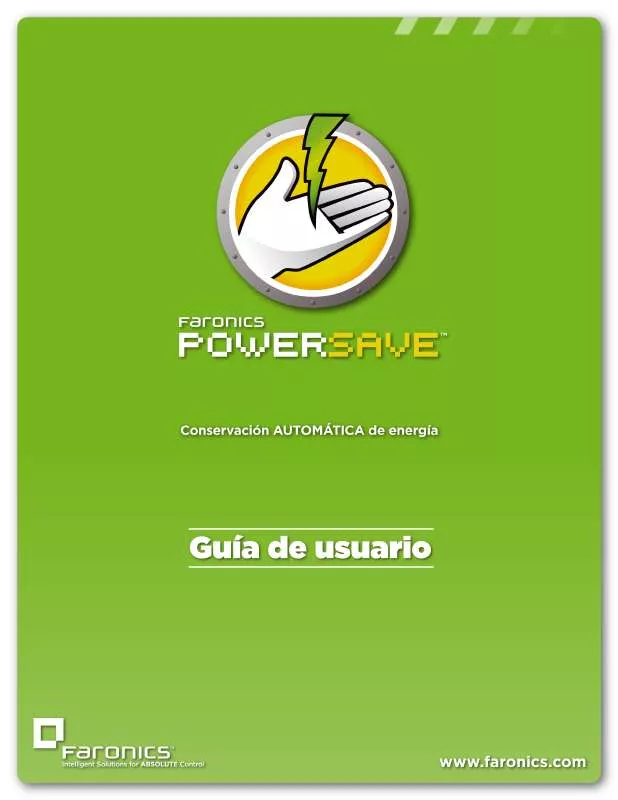 Mode d'emploi FARONICS POWER SAVE