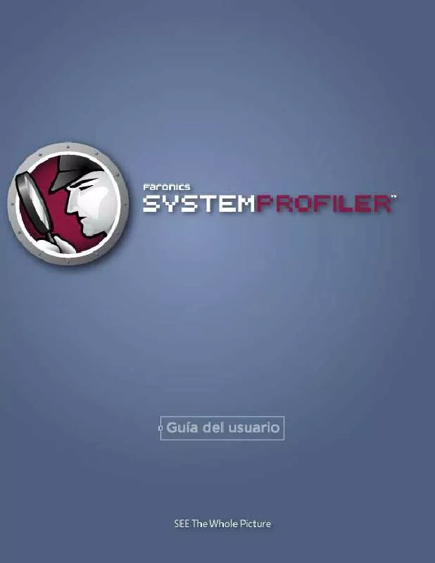 Mode d'emploi FARONICS SYSTEM PROFILER