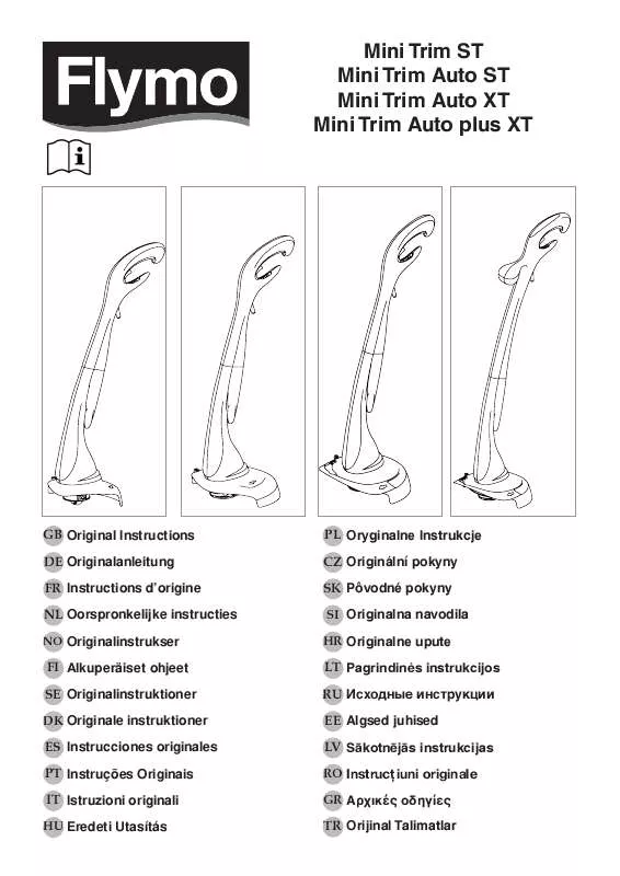 Mode d'emploi FLYMO MINI TRIM AUTO PLUS XT
