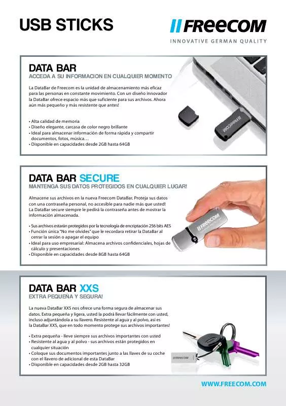 Mode d'emploi FREECOM USB CLIP