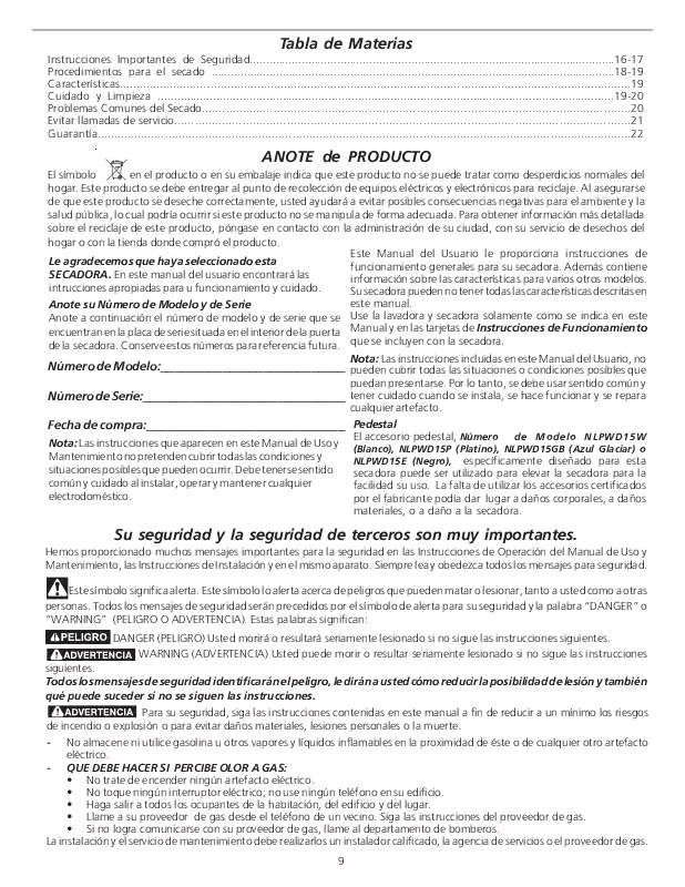 Mode d'emploi FRIGIDAIRE FEQ1442E