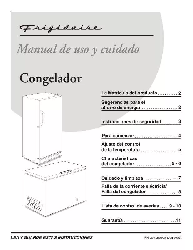 Mode d'emploi FRIGIDAIRE FFU12F2H