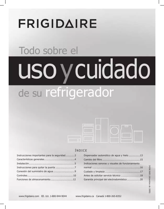 Mode d'emploi FRIGIDAIRE FGHC2335LE