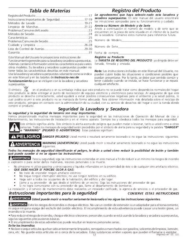 Mode d'emploi FRIGIDAIRE GLGH1642F