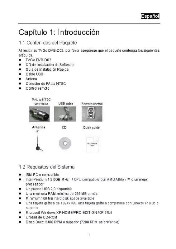 Mode d'emploi GENIUS DVB-D02