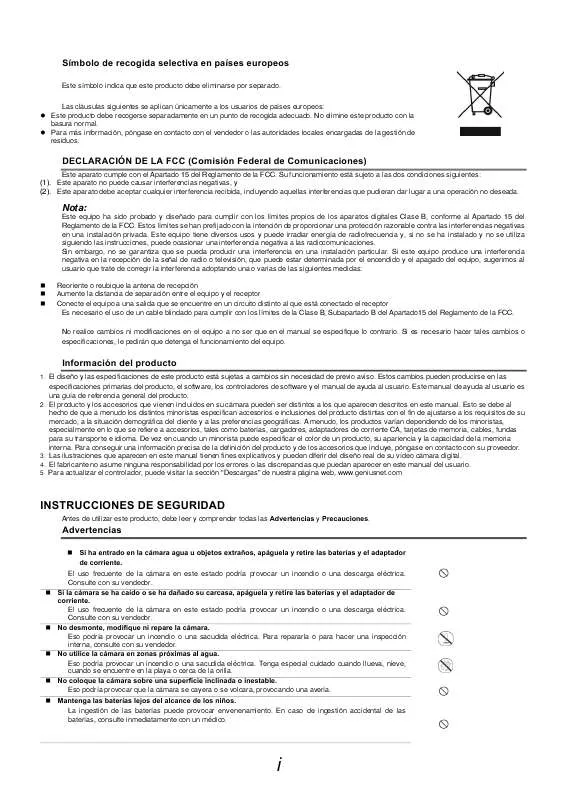 Mode d'emploi GENUIS P831