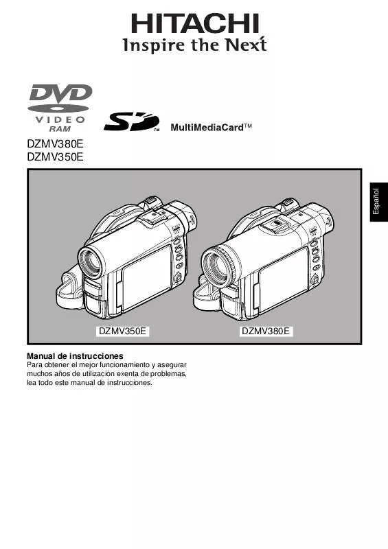 Mode d'emploi HITACHI DZMV380E