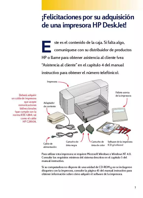 Mode d'emploi HP DESKJET 710/712C