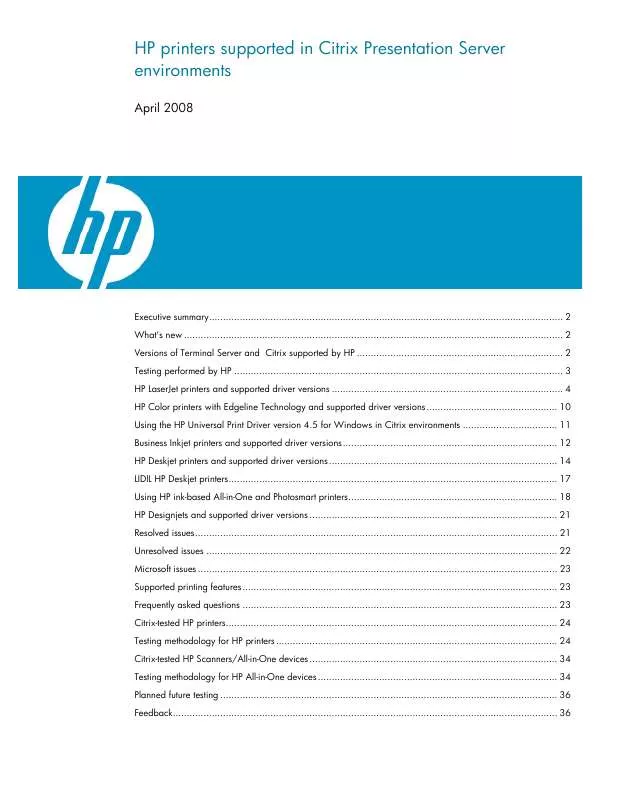 Mode d'emploi HP DESKJET D1400