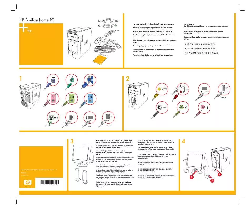 Mode d'emploi HP PAVILION D4000