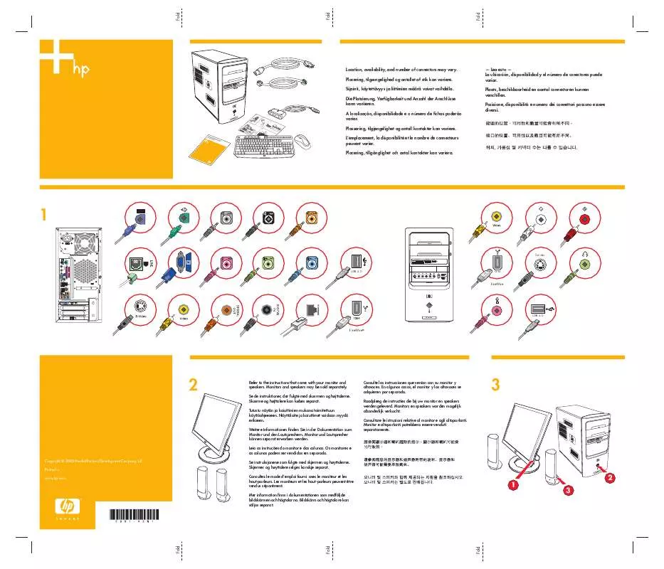 Mode d'emploi HP PAVILION T3500