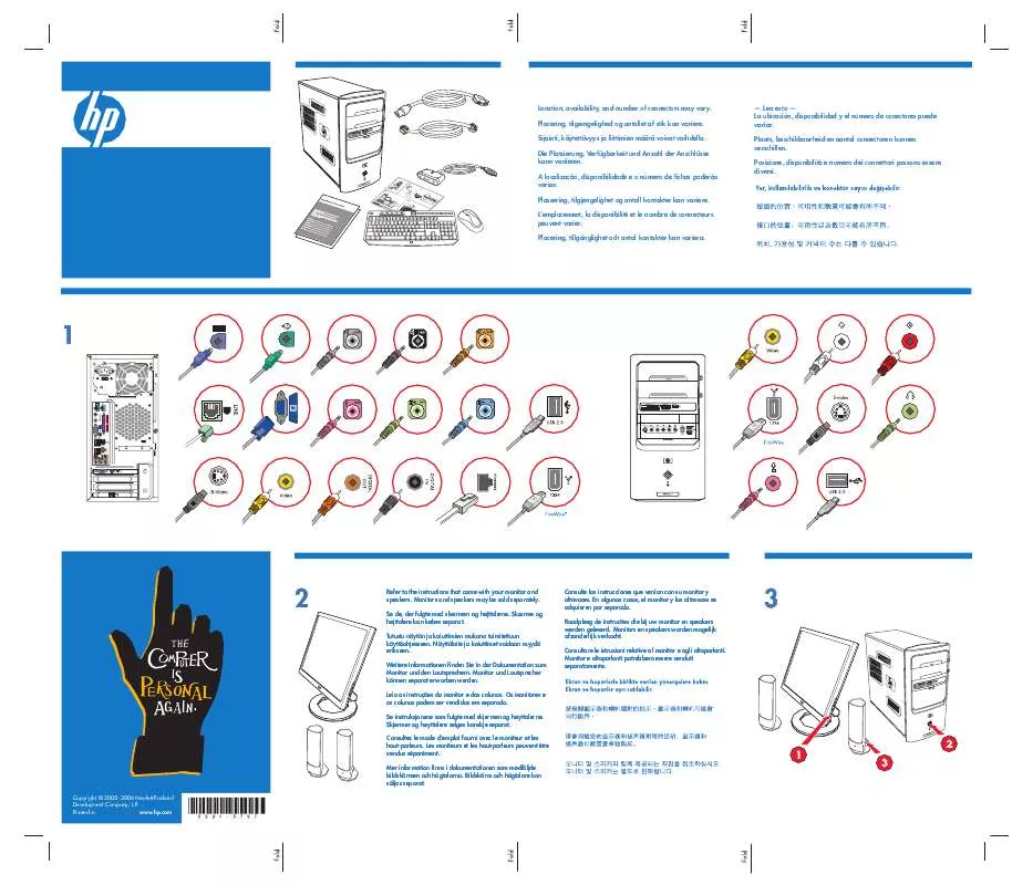 Mode d'emploi HP PAVILION T3700