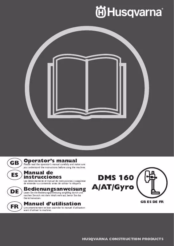 Mode d'emploi HUSQVARNA DM S160