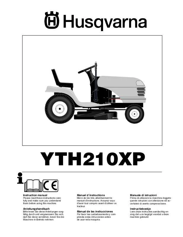 Mode d'emploi HUSQVARNA HEYTH 210KD