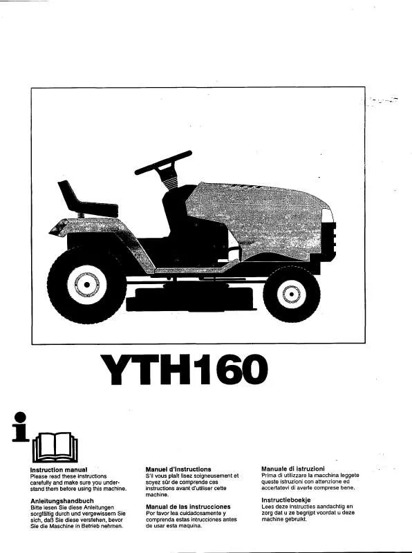 Mode d'emploi HUSQVARNA YTH 160