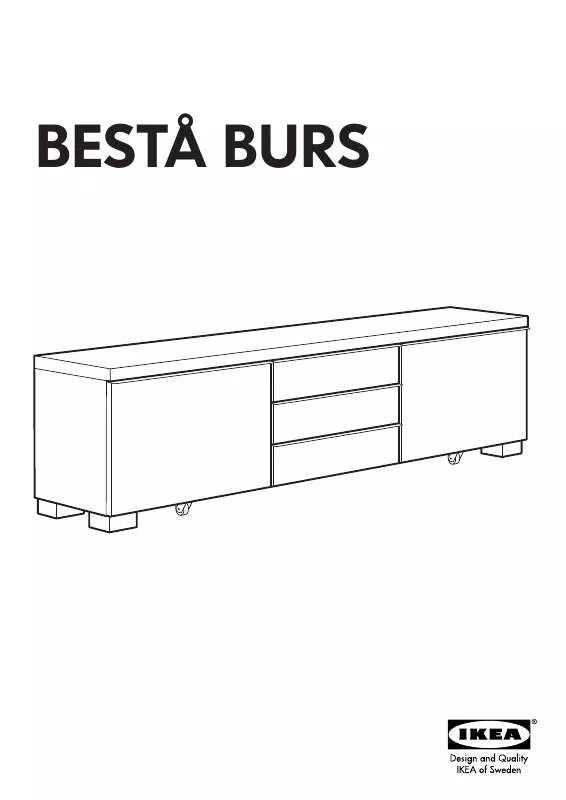 Mode d'emploi IKEA BESTÅ BURS MUEBLE TV