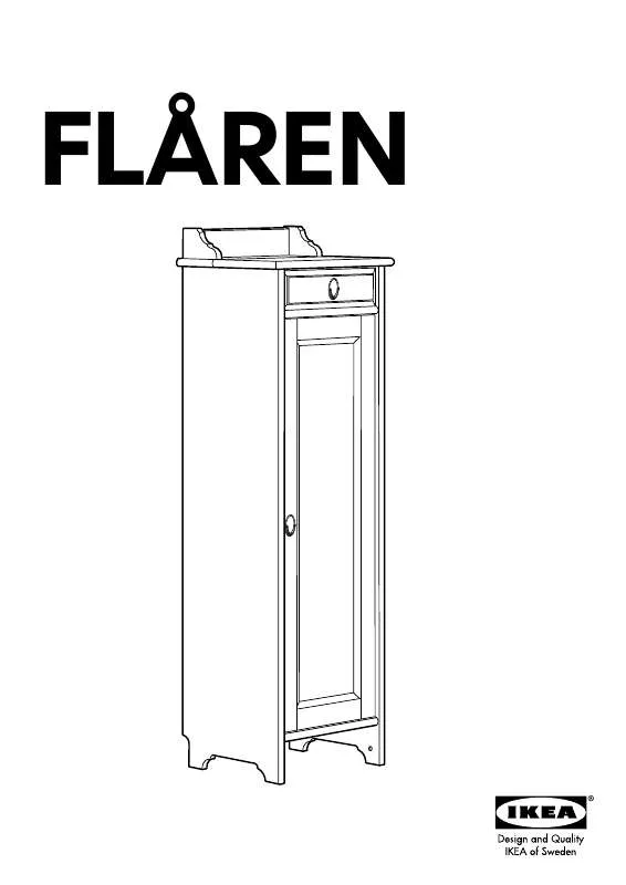 Mode d'emploi IKEA FLÅREN ARMARIO CON PUERTA Y CAJÓN