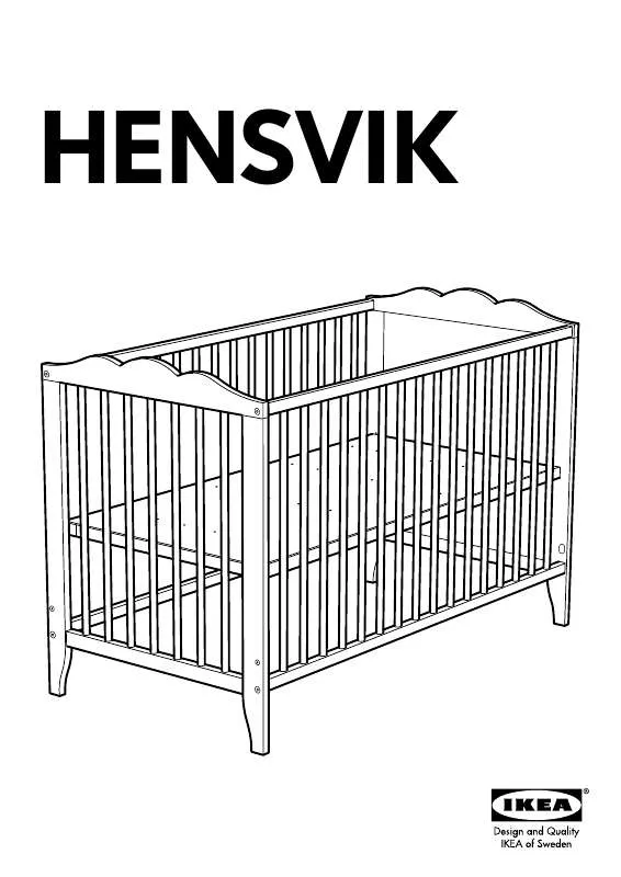 Mode d'emploi IKEA HENSVIK CUNA