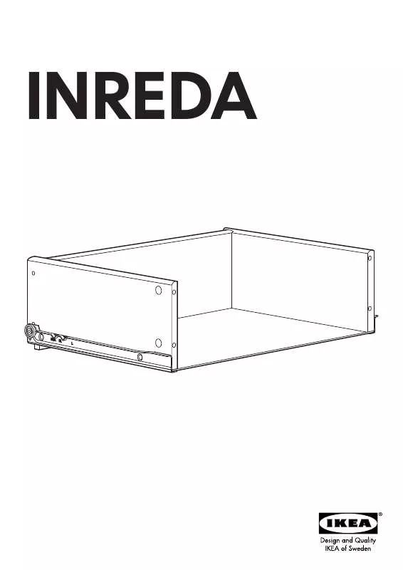 Mode d'emploi IKEA INREDA CAJÓN SIN FRENTE