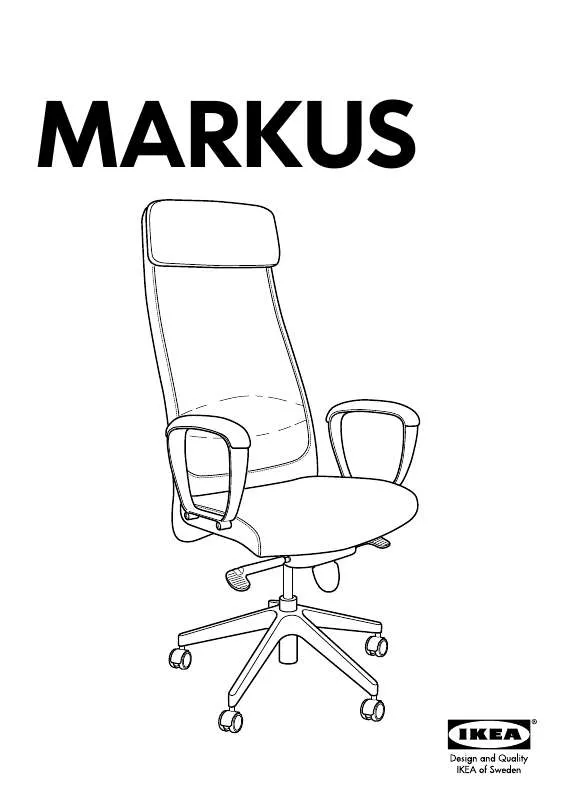 Mode d'emploi IKEA MARKUS SILLA GIRATORIA