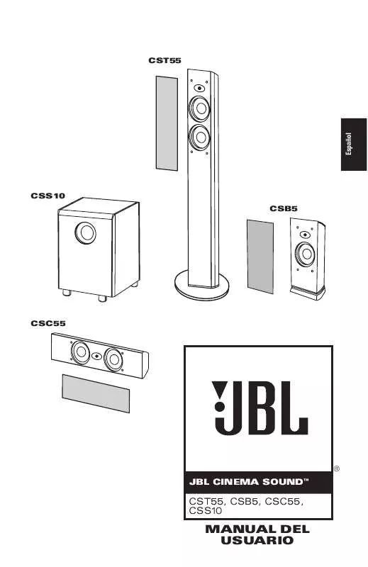 Mode d'emploi JBL CS 1500 (220-240V)