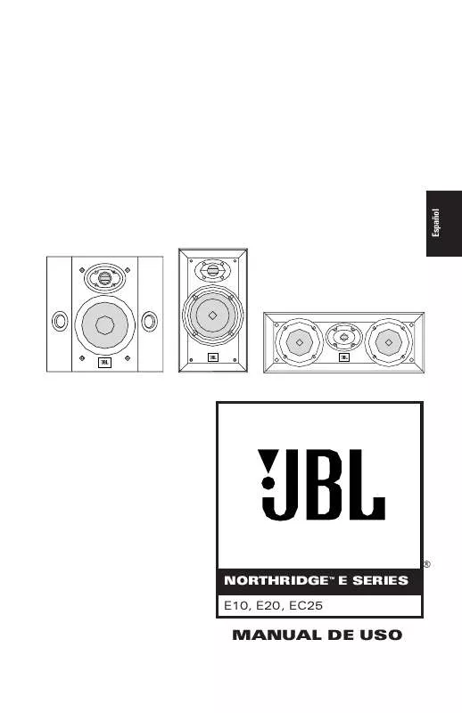 Mode d'emploi JBL E 10 (220-240V)