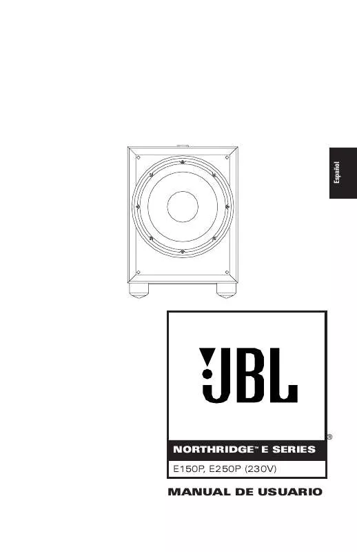 Mode d'emploi JBL E 150P (220-240V)