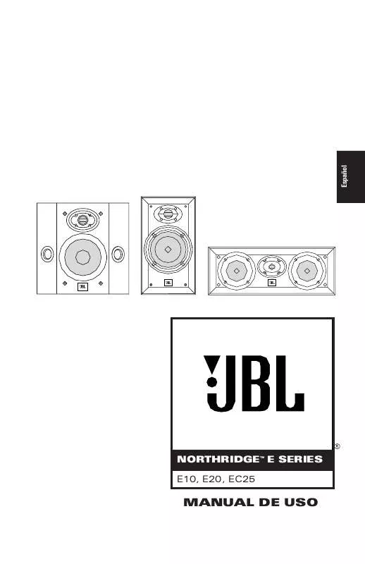 Mode d'emploi JBL E 20 (220-240V)