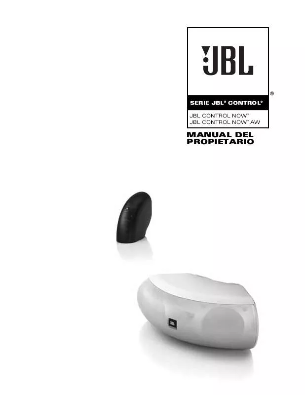 Mode d'emploi JBL CONTROL NOW