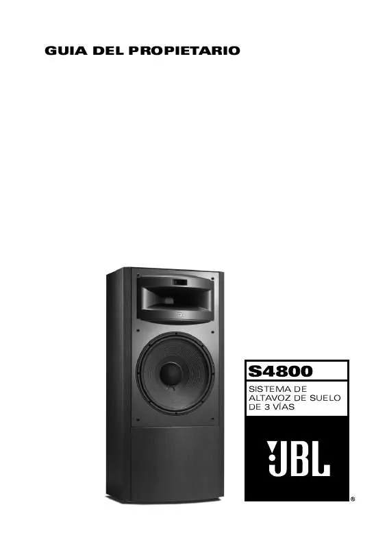 Mode d'emploi JBL K2 S4800 (220-240V)