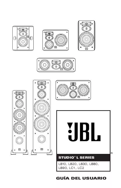 Mode d'emploi JBL LC2 (220-240V)