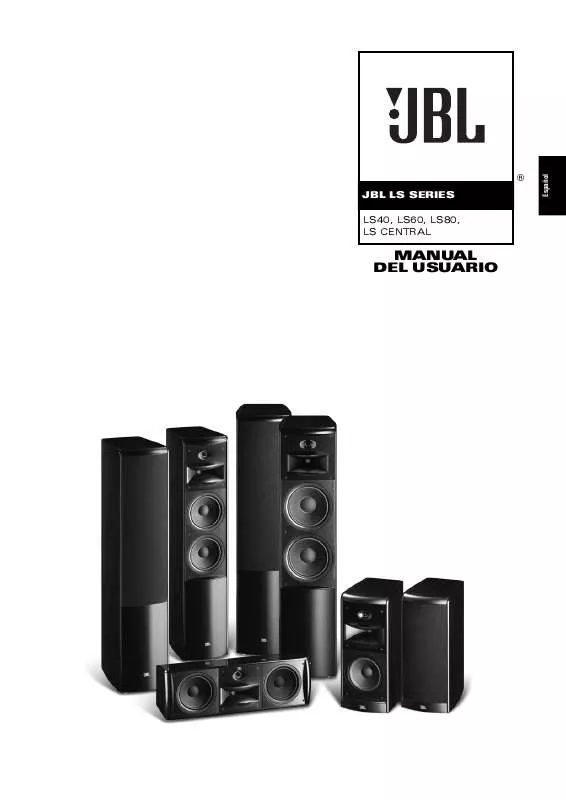 Mode d'emploi JBL LS CENTER (220-240V)