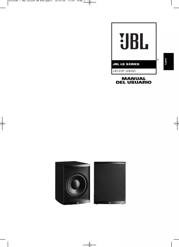 Mode d'emploi JBL LS120P/230 (220-240V)